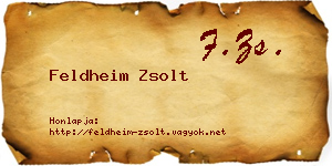 Feldheim Zsolt névjegykártya